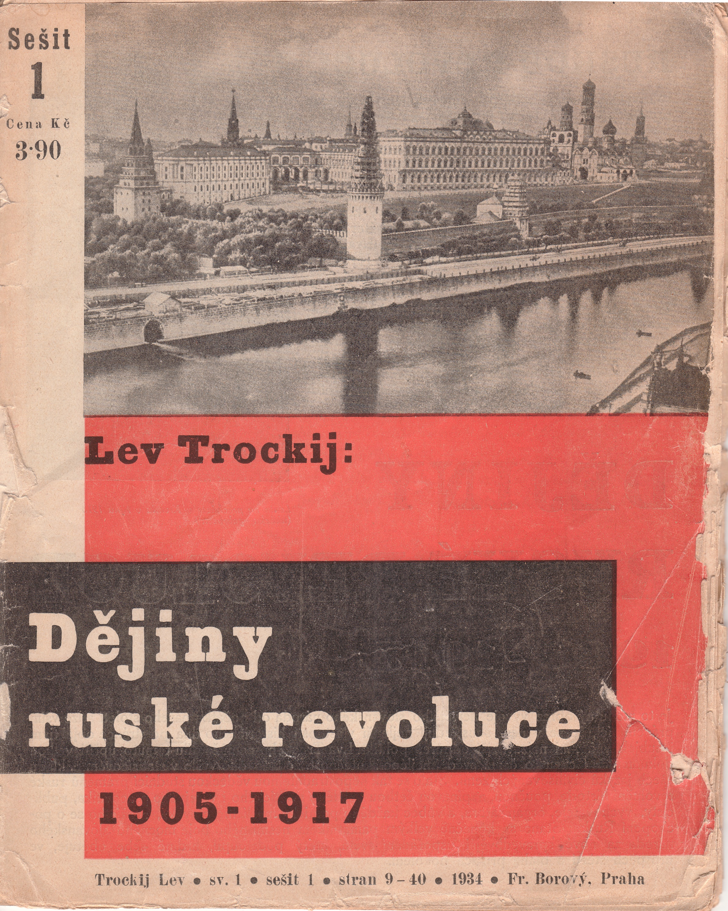 Tituln� strana 1. se�itu, r. 1934