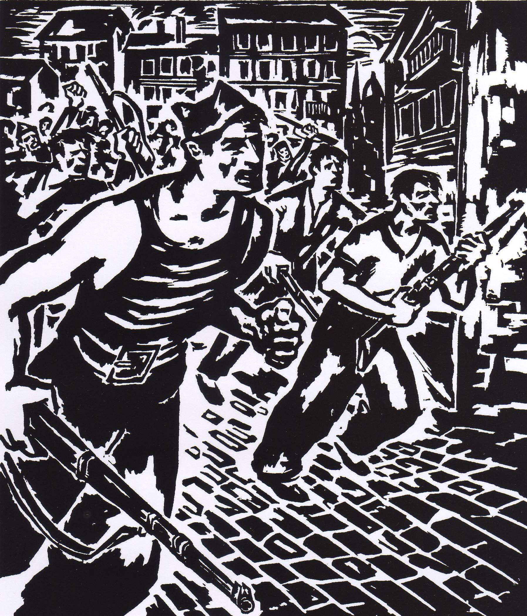Djordje Andrejevic-Kun, For Freedom (Woodcut set)